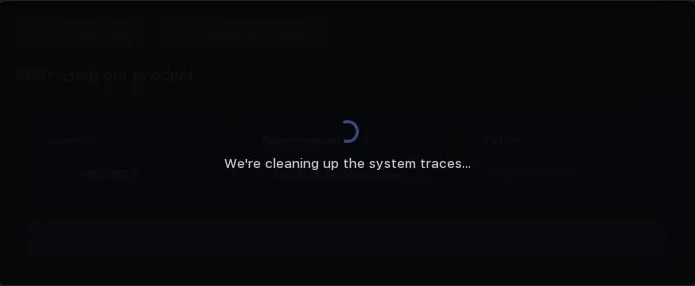 Full ban trace cleanup process